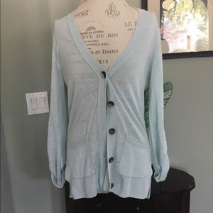 Ann Taylor linen blend cardigan